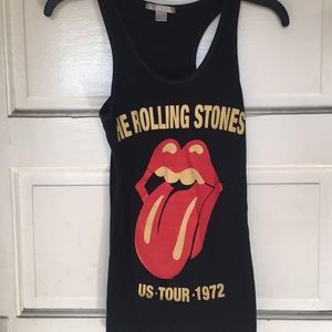 A vintage The Rolling Stones tank top
